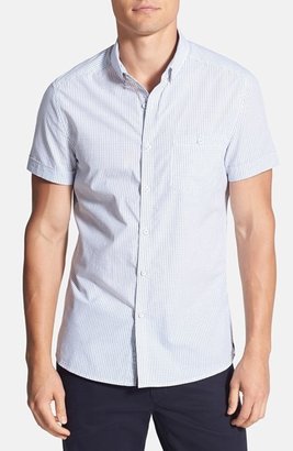 Kenneth Cole Reaction Kenneth Cole New York Regular Fit Short Sleeve Check Sport Shirt