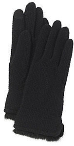 Echo Touch Fur Cuff Gloves