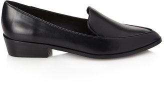 Forever 21 pointed faux leather loafers