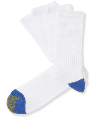Gold Toe Men's Socks, Athletic Cushion Crew 4 Pack, Created for Macy’s