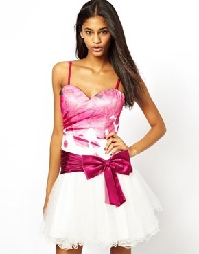 Forever Unique Cameron Prom Dress with Bow