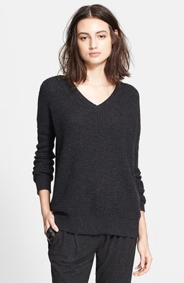 Vince Wool & Cashmere Double V-Neck Sweater