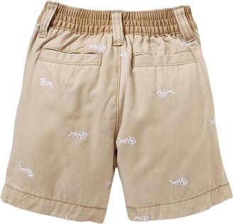 Old Navy Embroidered Fish-Print Shorts for Baby