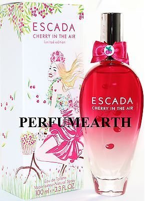 Escada Cherry In The Air 3.3 Oz Edt Spray For Women & New In A Box