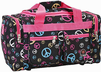Rockland Freestyle 19" Peace Sign Print Duffel Bag