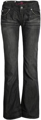 Cross Jeanswear Co. Rock & Roll Cowgirl Leather Cross Jeans - Low Rise, Bootcut (For Women)