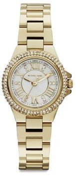 Michael Kors Camille Goldtone Stainless Steel Bracelet Watch