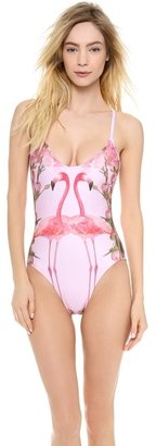 Wildfox Couture Florida Garden One Piece Swimsuit