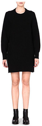 Proenza Schouler Contrast-texture jumper dress