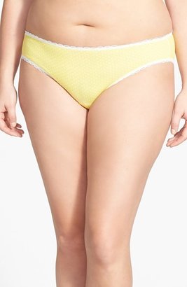 Nordstrom Cotton Blend Bikini (Plus Size)