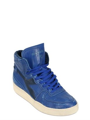 Diadora Limit.ed 1984 Leather High Top Sneakers