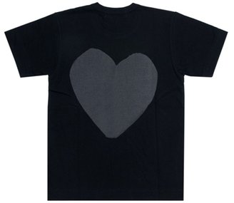 Comme des Garcons PLAY Mens Heart Print T-Shirt