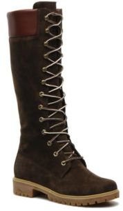 Timberland Women's Women's Premium 14 inch Rounded toe Boots in Brown