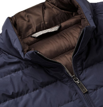Canali Rain & Wind Tech Quilted Down-Filled Jacket