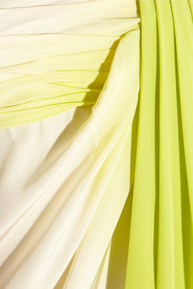 Diane von Furstenberg Sierra draped printed silk dress