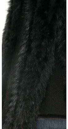 Marc by Marc Jacobs Abbey Rabbit Fur Jacket