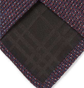 Burberry Polka-Dot Woven-Silk Tie
