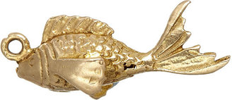 Annina Vogel Vintage Gold Fish Charm