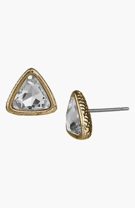 Sam Edelman Triangle Stone Stud Earrings