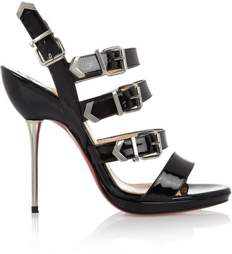Christian Louboutin Funky 120 patent-leather sandals