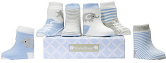 Elegant Baby Infant's Six-Piece Knit Sock Set
