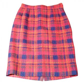 Saint Laurent Multicolour Wool Skirt