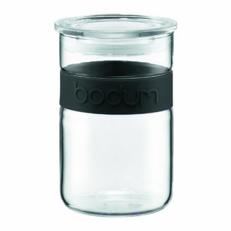 Bodum Presso Storage Jar, Borosilicate Glass - 0.6 L, Black