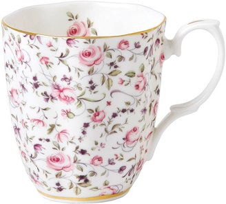 Royal Albert Rose Confetti vintage mug