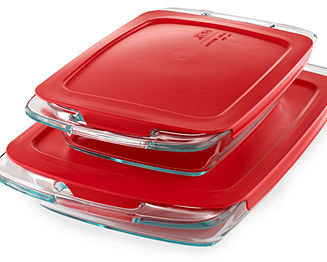 Pyrex 4 Piece Glass Bake and Store Set