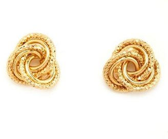 Charlotte Russe Textured Knot Stud Earrings