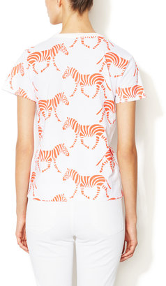 Orla Kiely Zebra Crossing Print Cotton T-Shirt