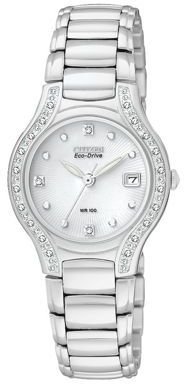 Citizen Ladies modena design silver watch