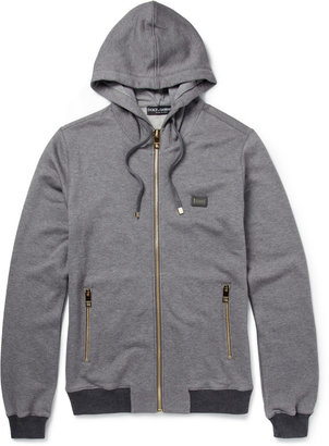 Dolce & Gabbana Cotton and Cashmere-Blend Hoodie