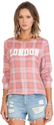 Wildfox Couture London laid Pullover
