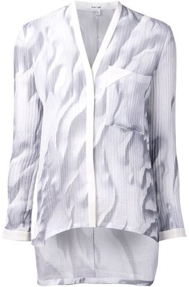 Helmut Lang ripples print shirt