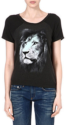 Wildfox Couture Camden lion-print t-shirt
