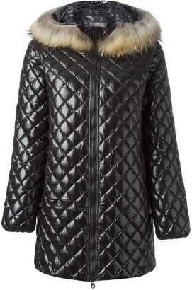 Duvetica quilted parka coat