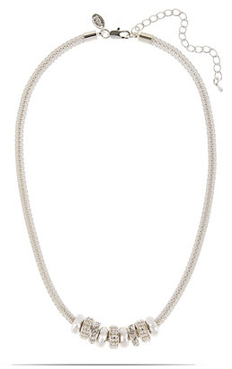 Marks and Spencer M&s Collection Silver Plated Assorted Ring Necklace