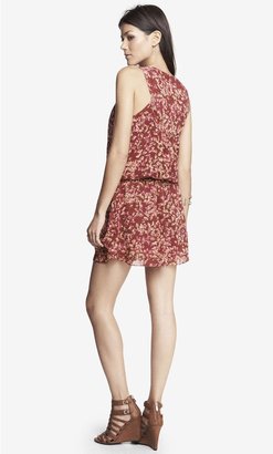 Express Floral Print Woven Cover-Up