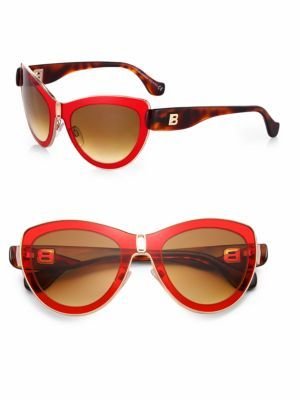 Balenciaga High Tech Cat's-Eye Sunglasses