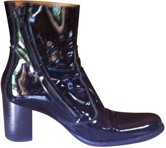 Free Lance Black Patent leather Ankle boots