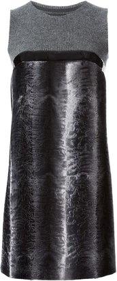 DSquared 1090 DSQUARED2 contrasting panel dress