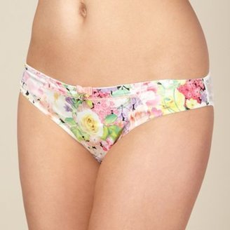 Ted Baker White floral satin hipster briefs