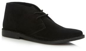 Red Tape Black suede chukka boots