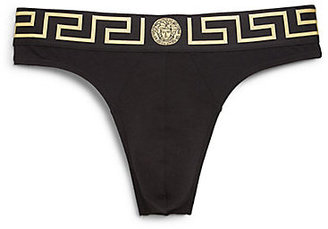 Versace Iconic Logo Thong