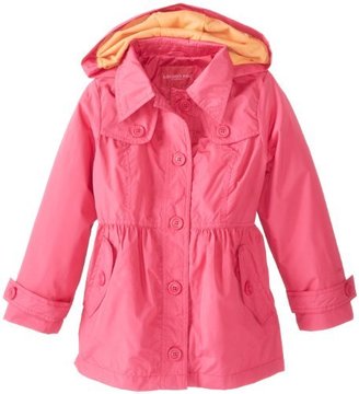 London Fog Little Girls'  Classic Anorak with Contrast Liner