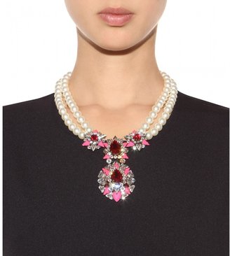Shourouk Swan crystal-embellished necklace