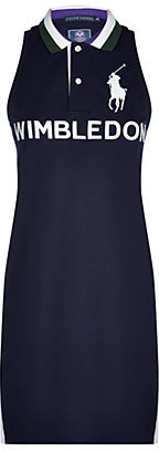 Ralph Lauren Blue Label Wimbledon Tonya Cutaway Polo Dress