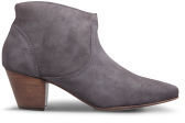Hudson H by Women's Mirar Suede Heeled Ankle Boots - Grey
