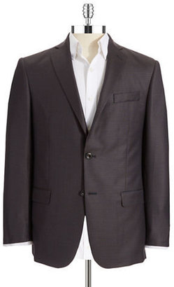 Michael Kors Two-Button Checkered Sportcoat